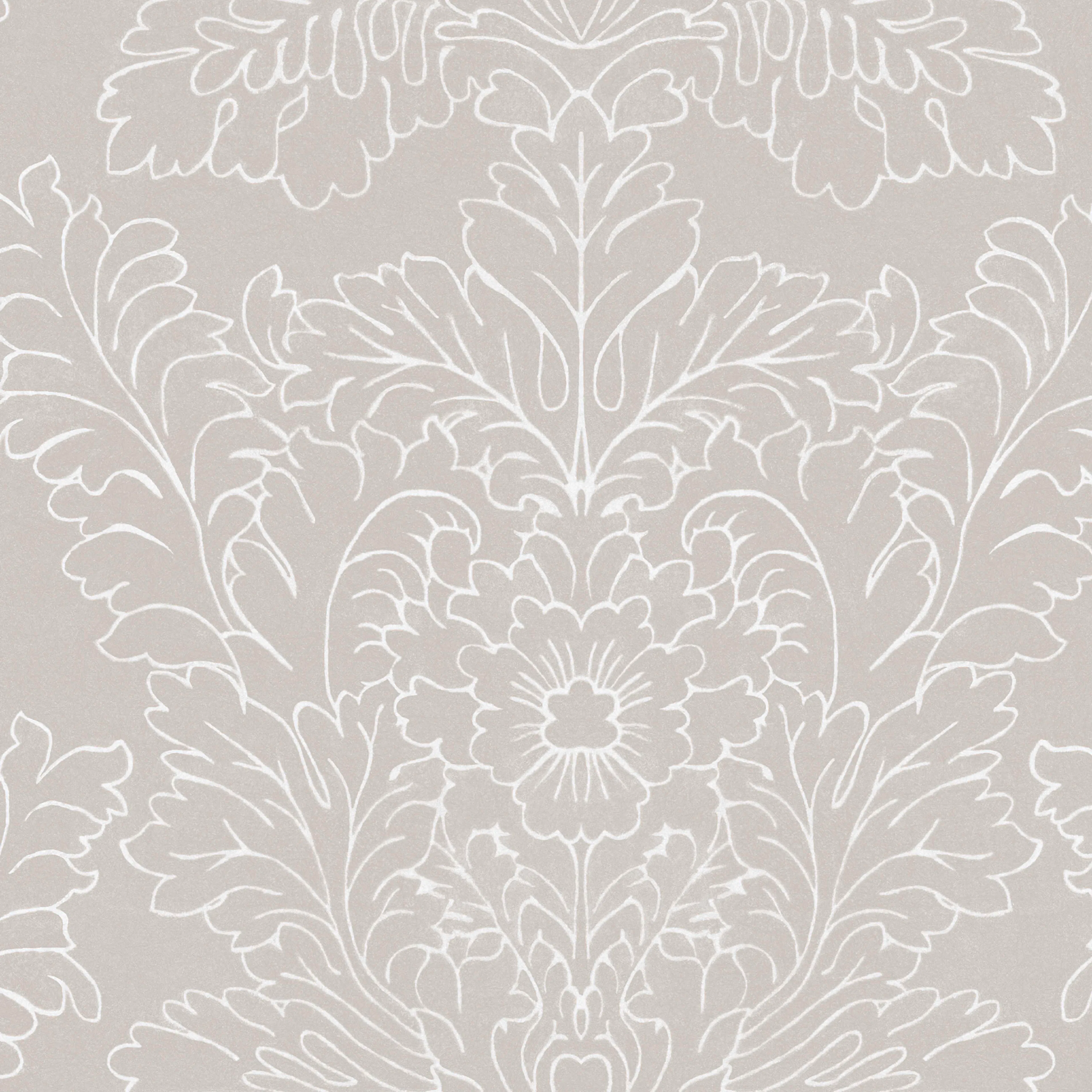 Tapet Laura Ashley Silchester Dove Grå 119853
