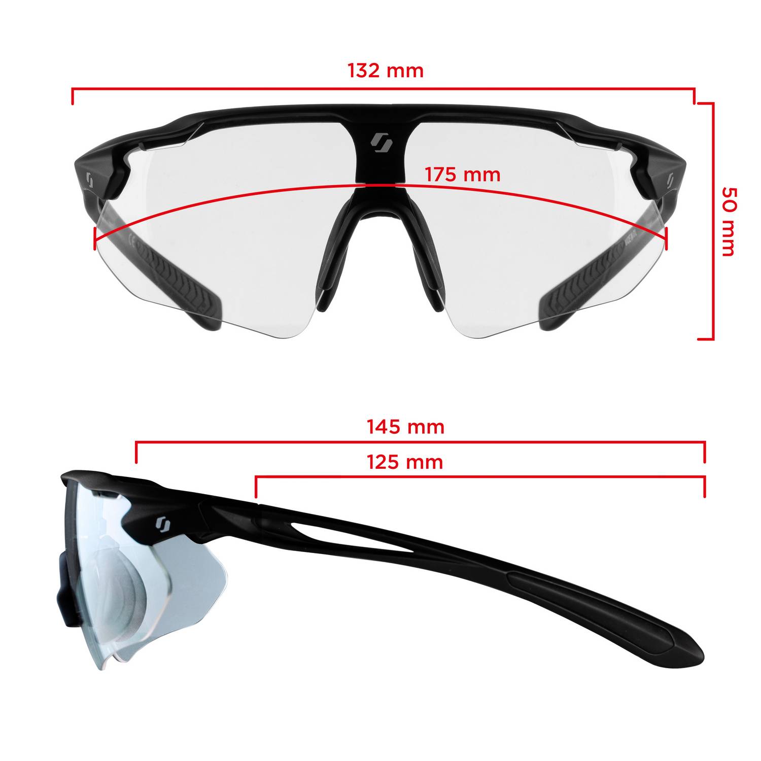 Sportglasögon Stiga Sports Performance Black Kit Stl M