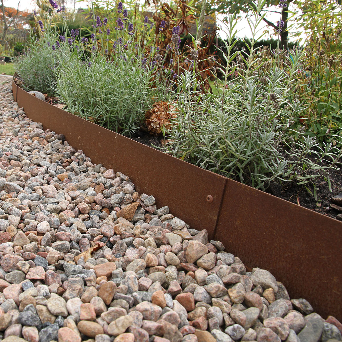 Planteringskant Flexigarden Corten 180 mm Skarvplåt
