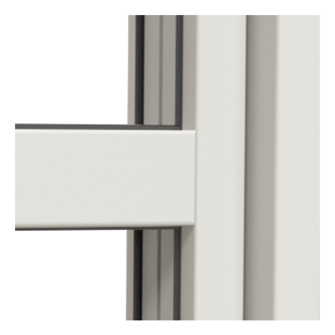 NorDan NTech Genomågnde Mittpost Alu/Trä