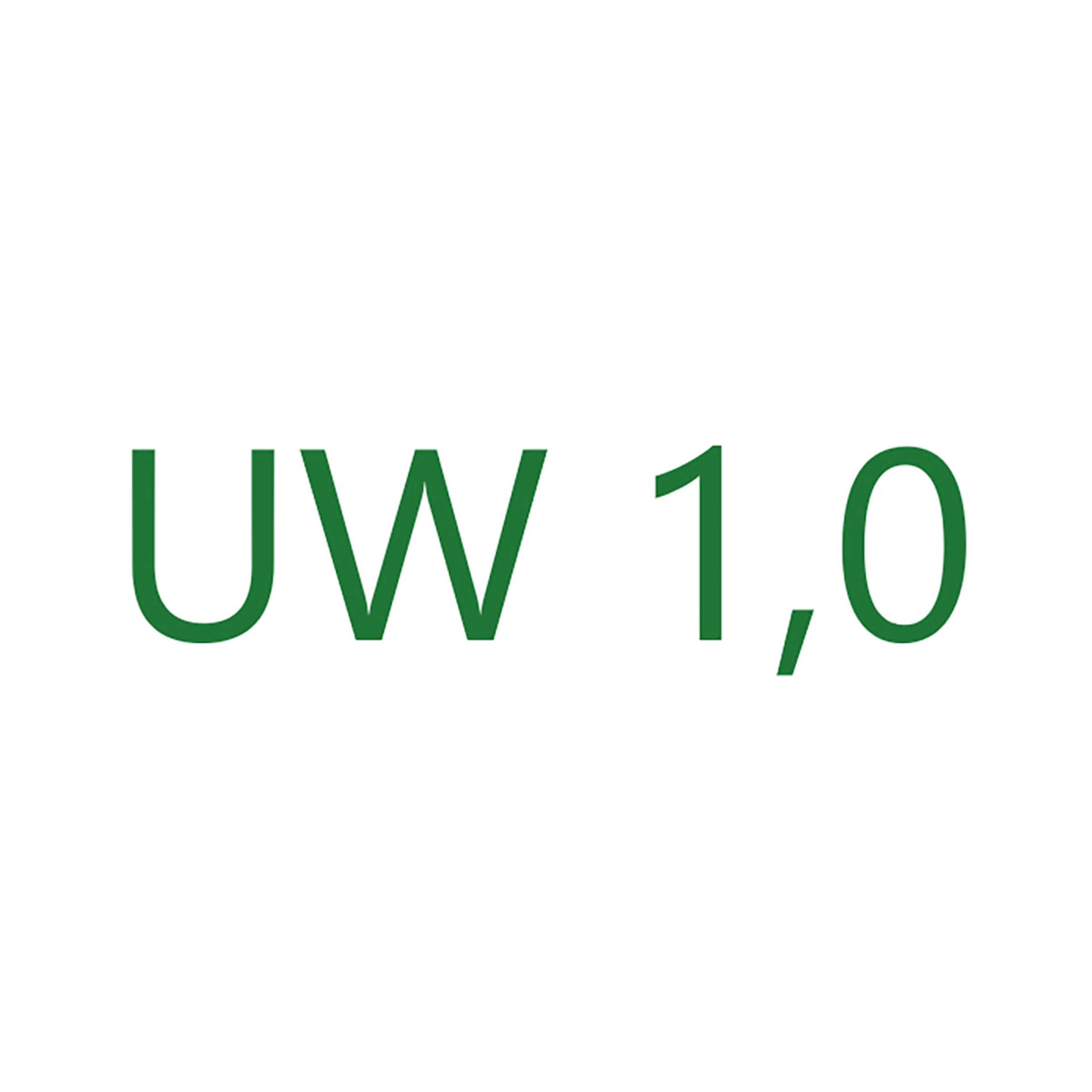 Uw-värde 1,0 W/m2K, 0,09m2 0,09 m2