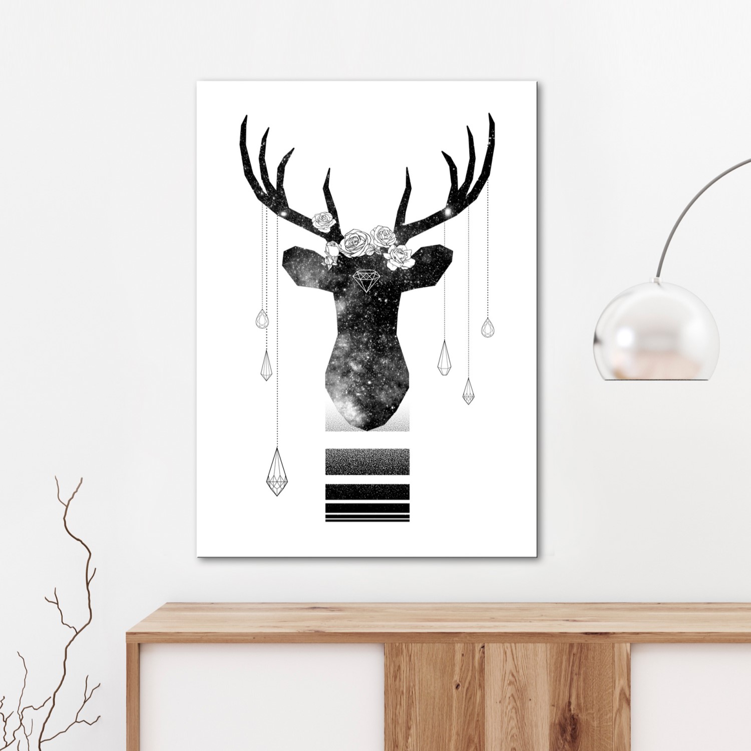 Tavla Arkiio Abstract Antlers