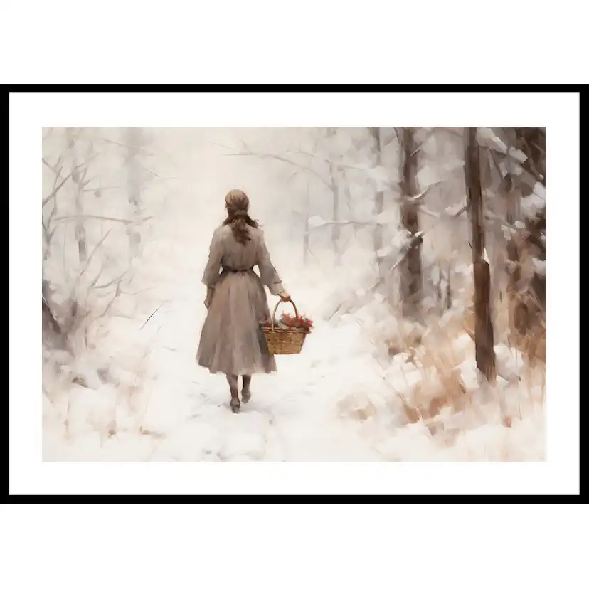 Winter Walk No2 30x40 30x40 cm
