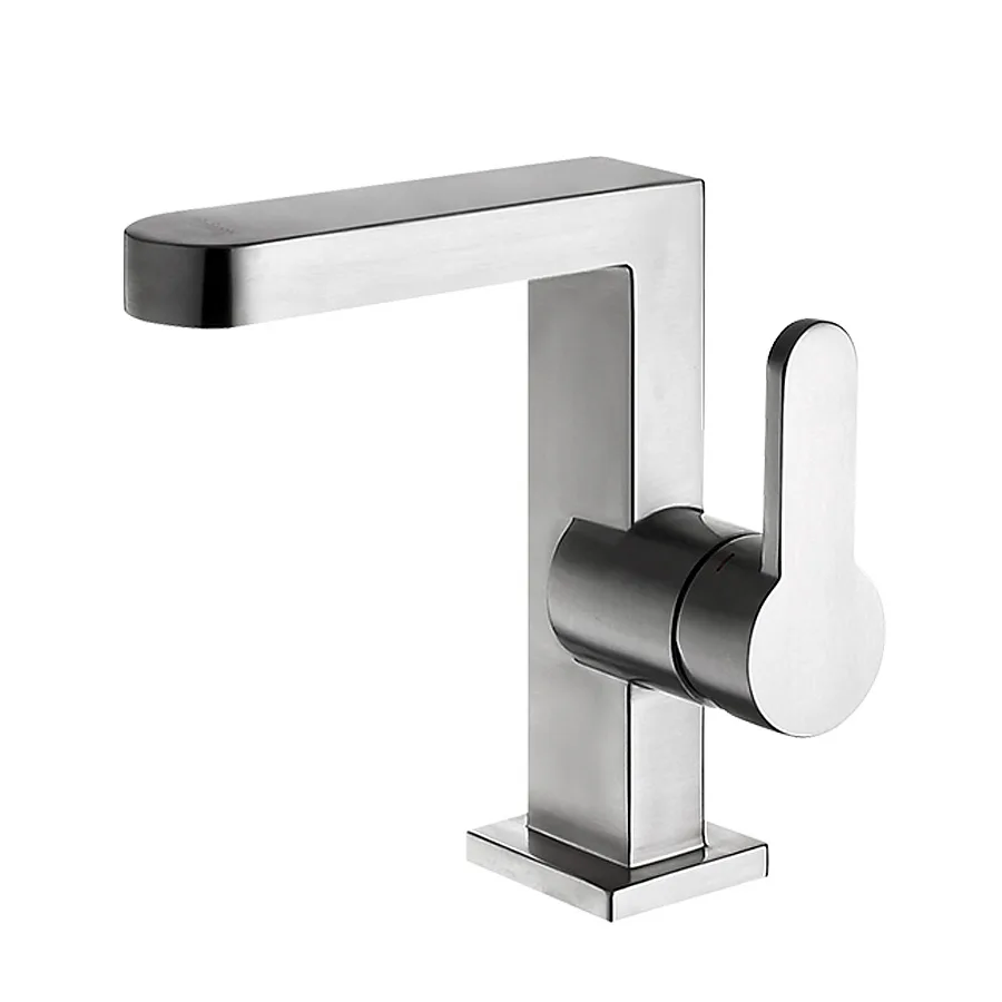 Tvättställsblandare Scandtap Steel A Square