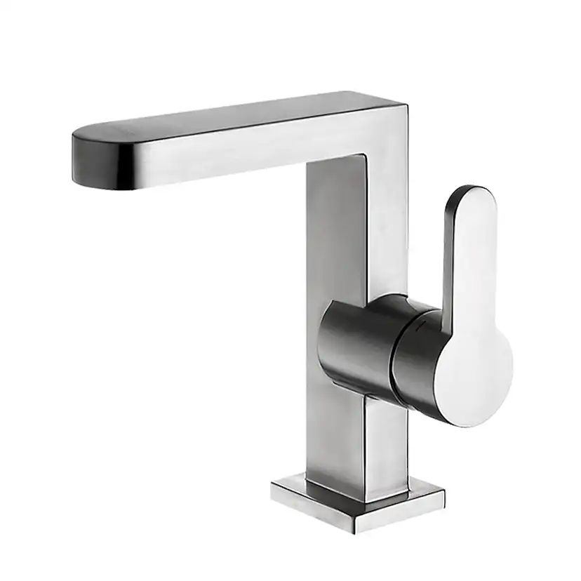 Tvättställsblandare Scandtap Steel A Square