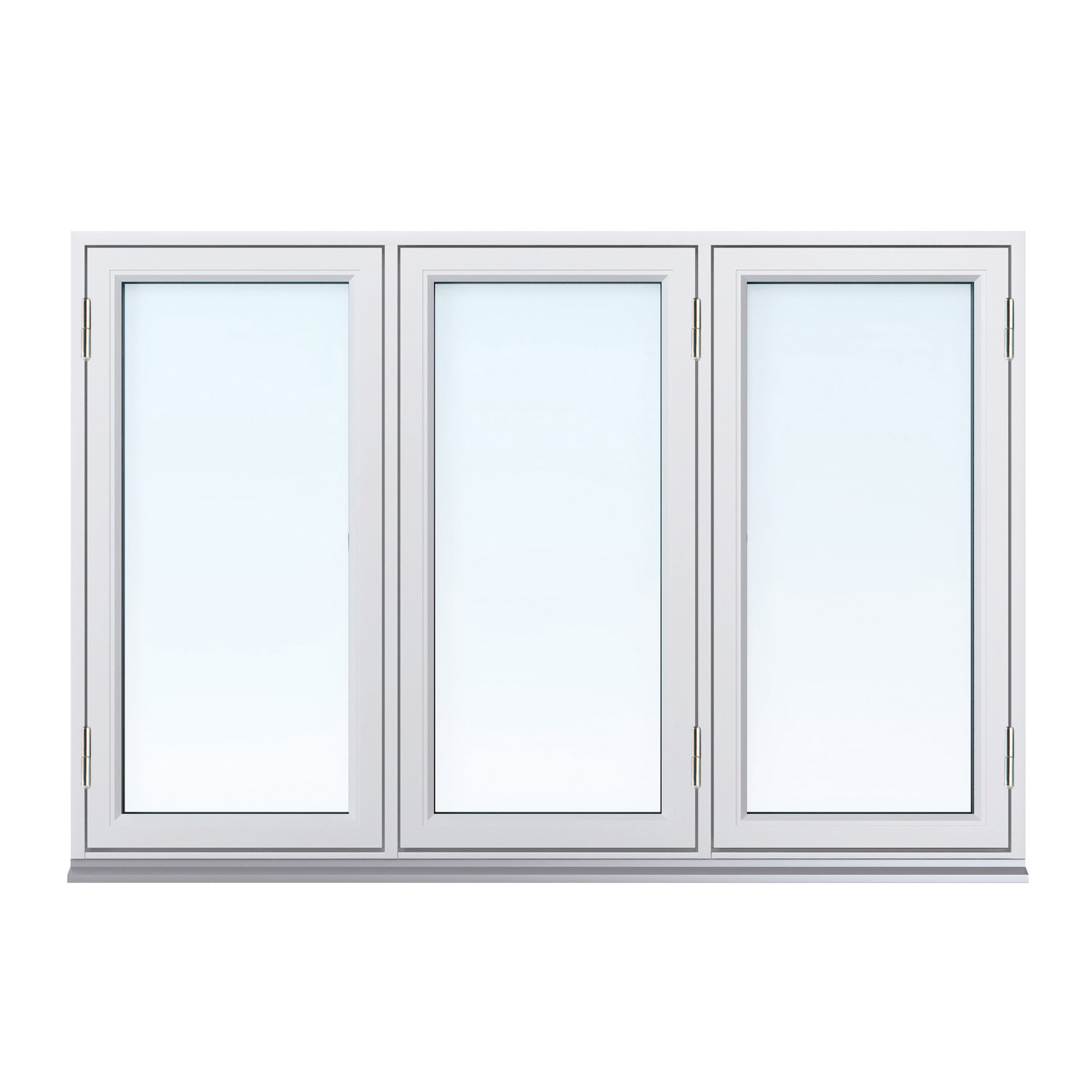 Sidohängt Fönster Svenska Fönster 3-Luft Aluminiumbeklätt Trä 3-Glas
