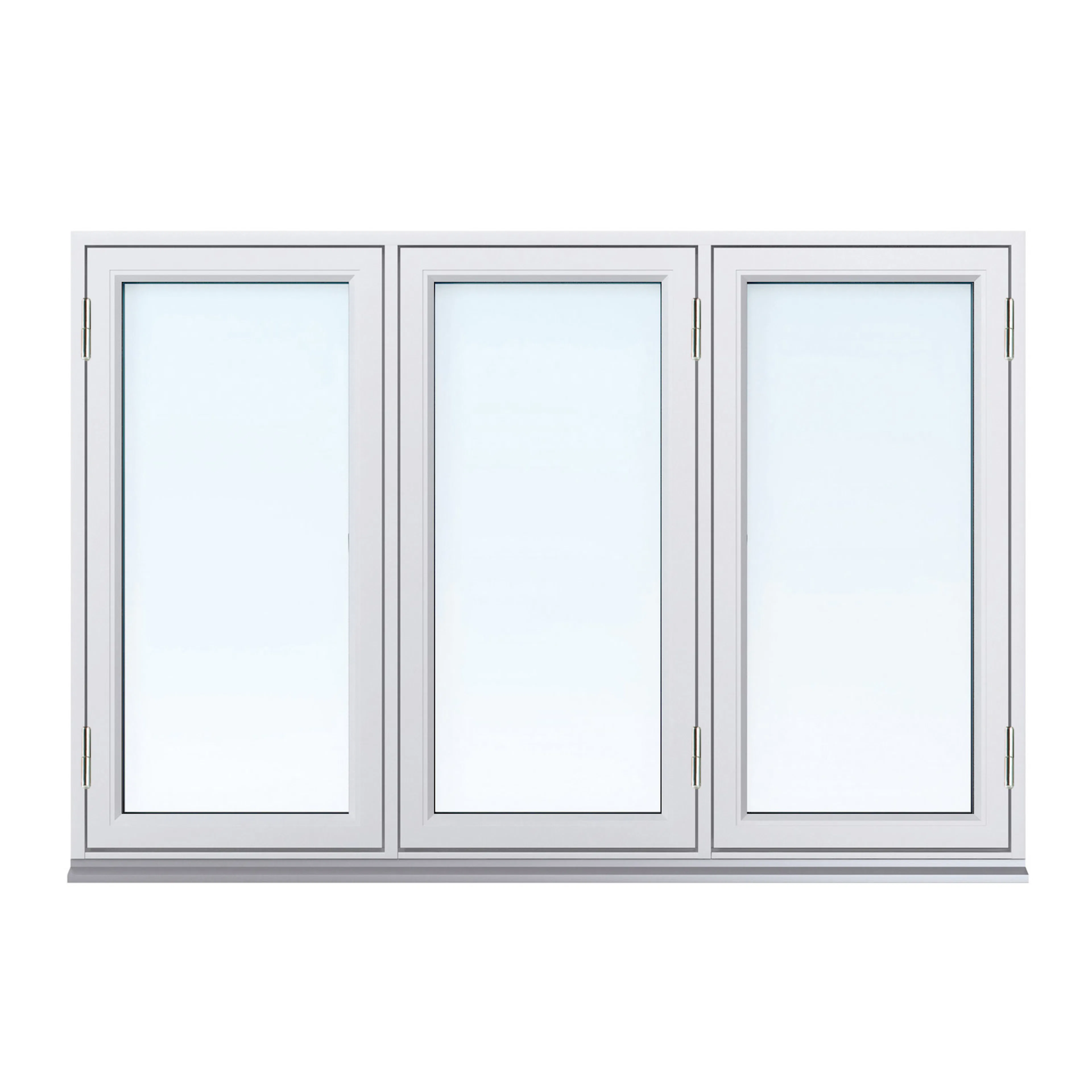 SF Sidohängt Balans 3-Glas Aluminium 160x60 3-Luft BxH 160x60 cm