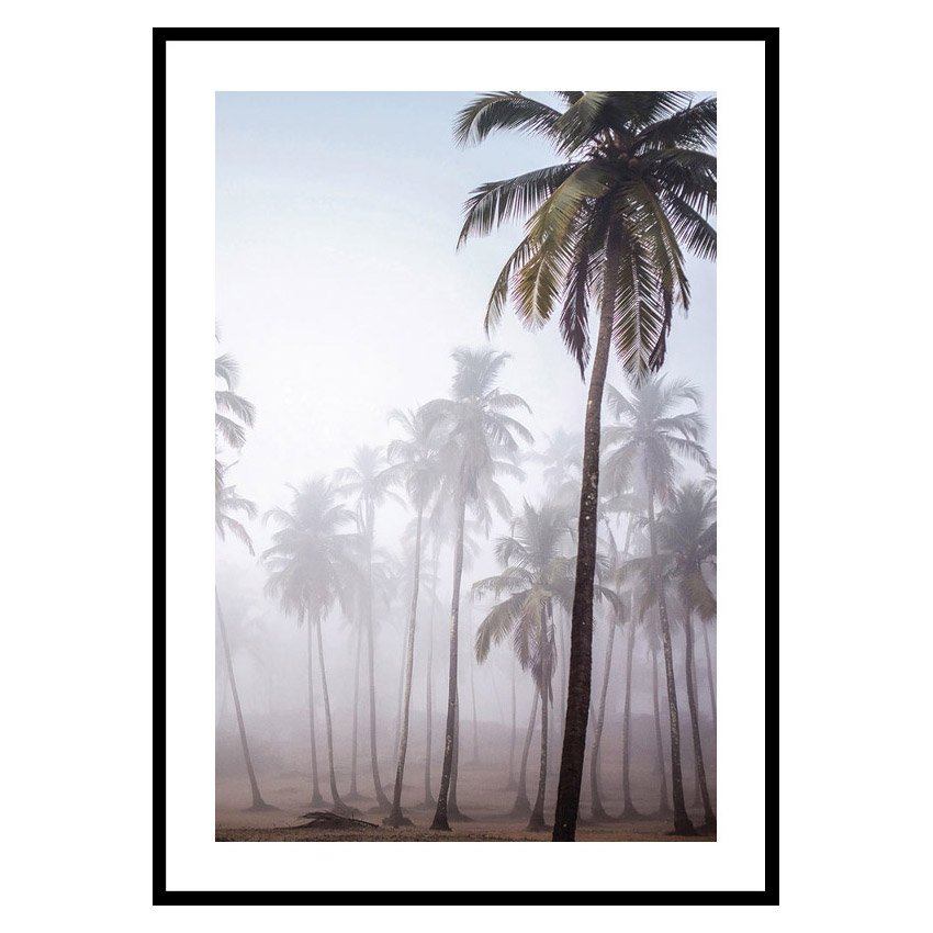 Poster Gallerix Palms In Haze