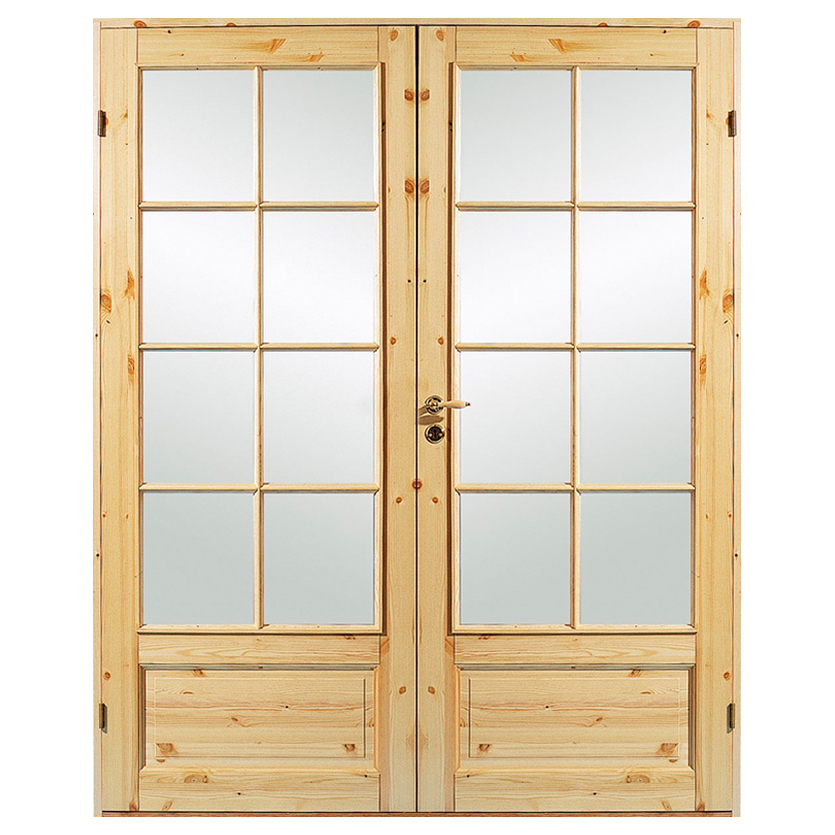 Parinnerdörr Allmoge SP16 Obeh furu 153x210 BxH: 153x210 cm