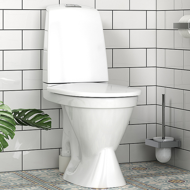 Nautic 1591 Hygienic Flush Mjuksits Vit, Enkelspolning 4l Mjuksits Vit, Enkelspolning 4l