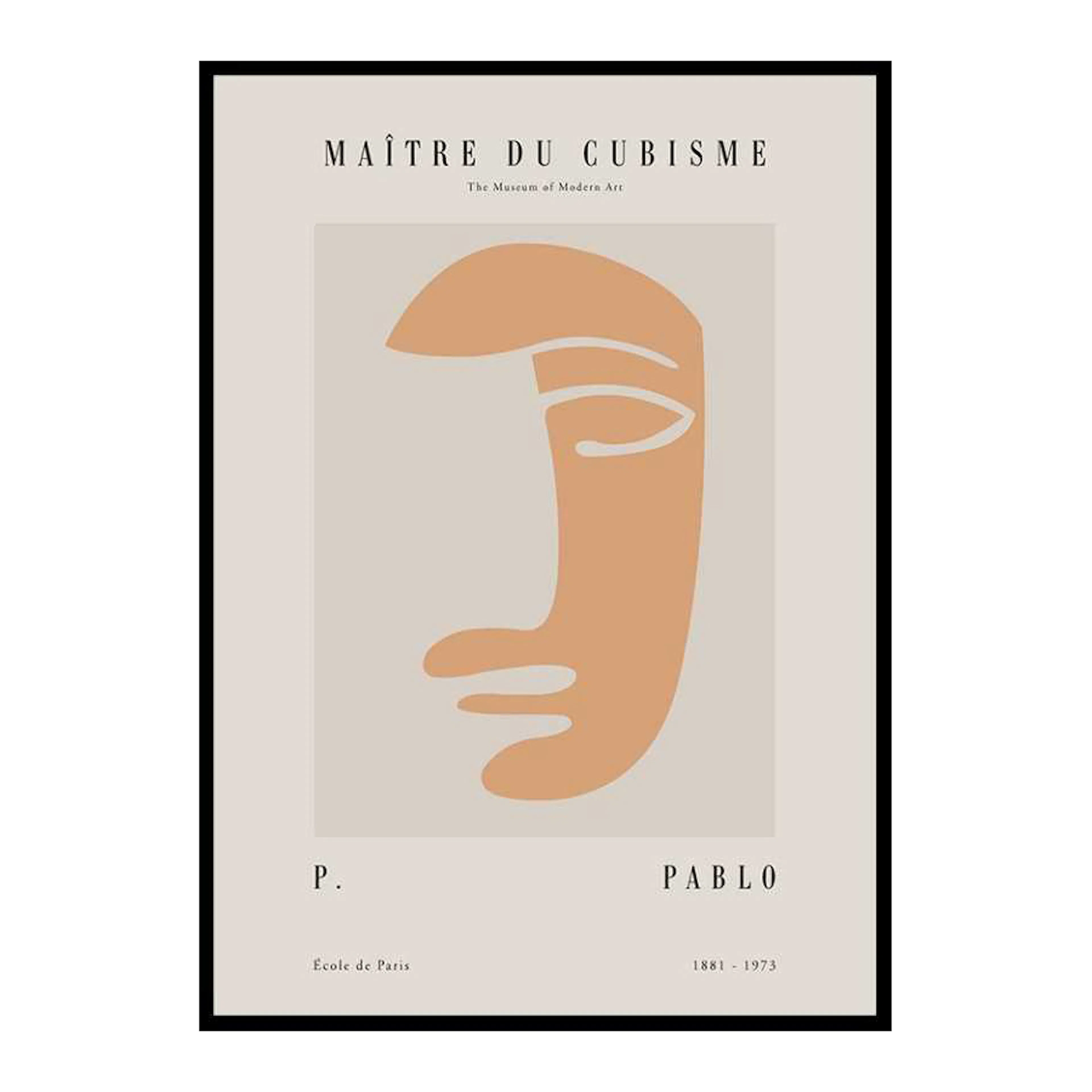Picasso Maitre Du Cubisme No3 50x70 cm