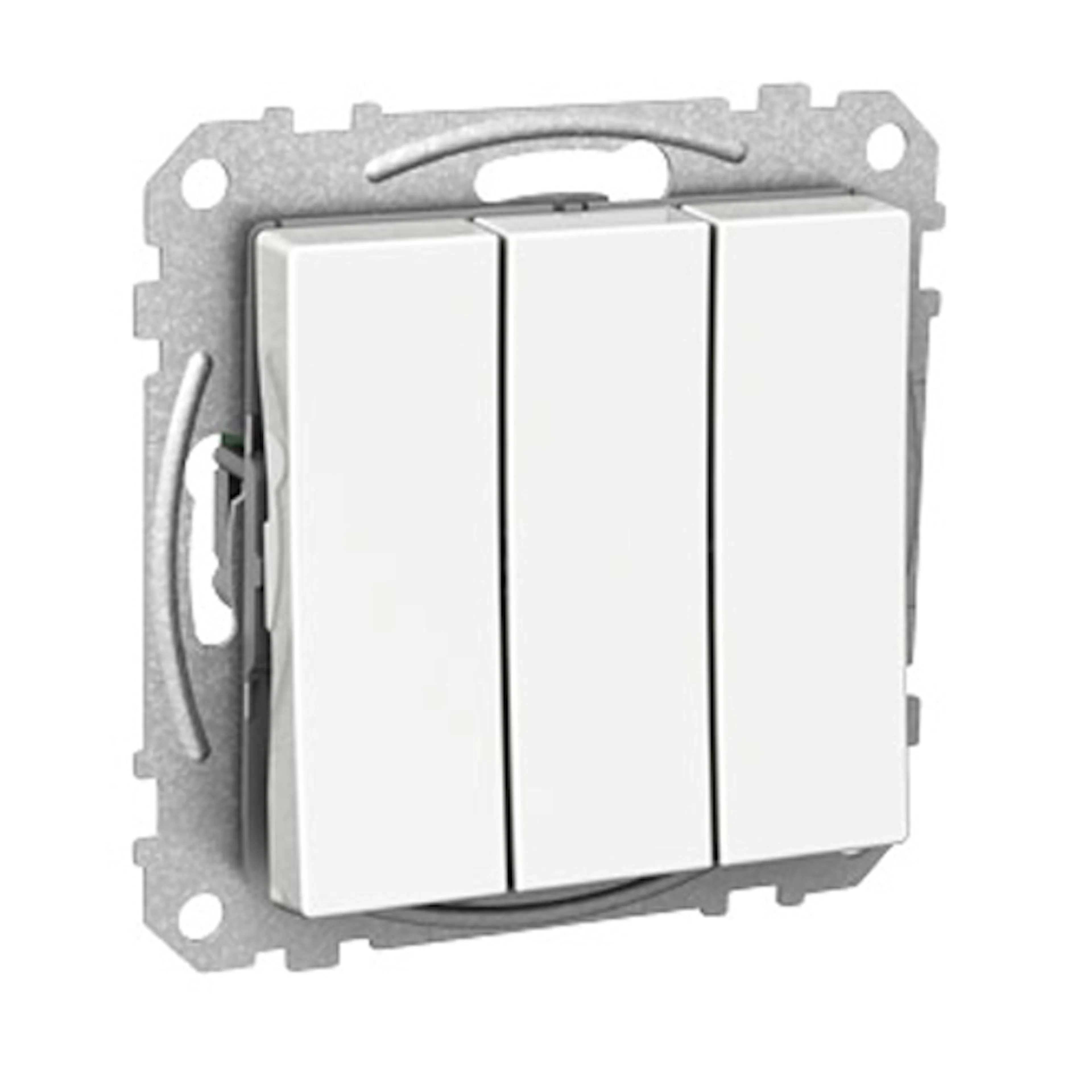 Strömbrytare Schneider Electric Exxact 3x1-pol Infälld