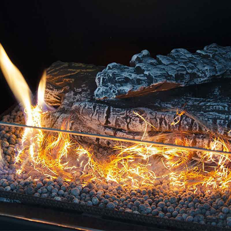 Glow Flame Fiber Cach Fires