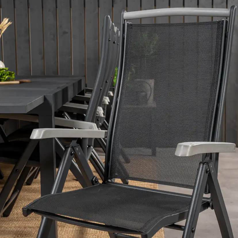 Matgrupp Venture Home Madrid 160/240 med 8 Alenya Stolar