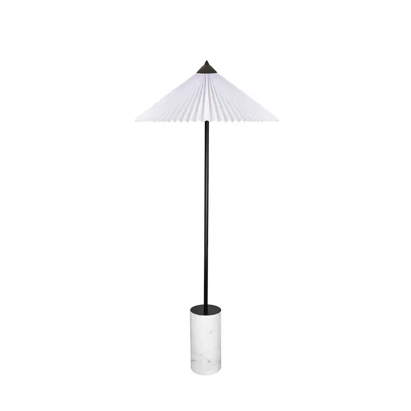 Golvlampa Globen Lighting Matisse Svart/Vit