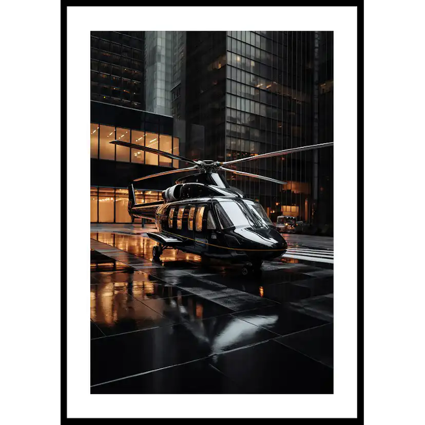 Poster Gallerix Helicopter Street View No1