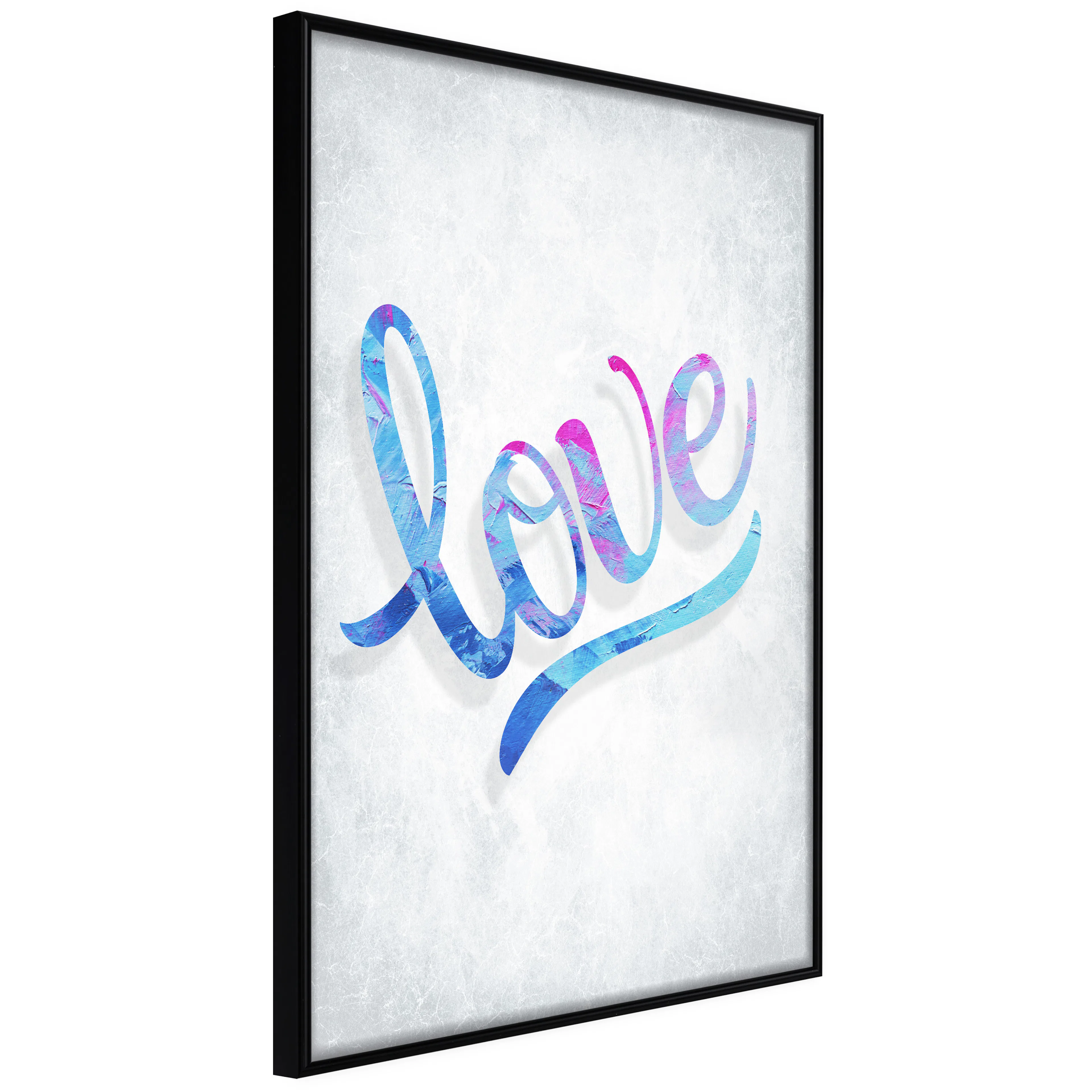 Affisch - Love [Poster] 40x60 Svart ram, 40x60 cm