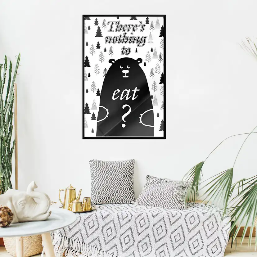 Poster Artgeist Affisch There's Nothing To Eat?