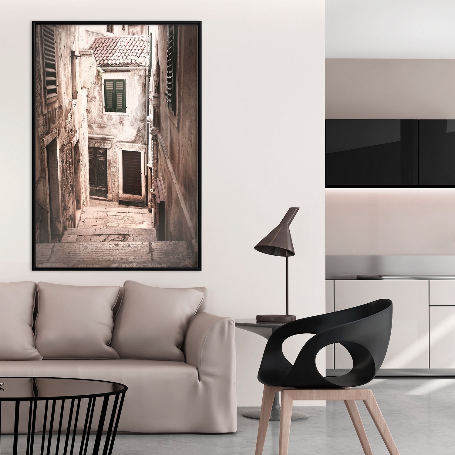 Poster Artgeist Affisch Retro Alley