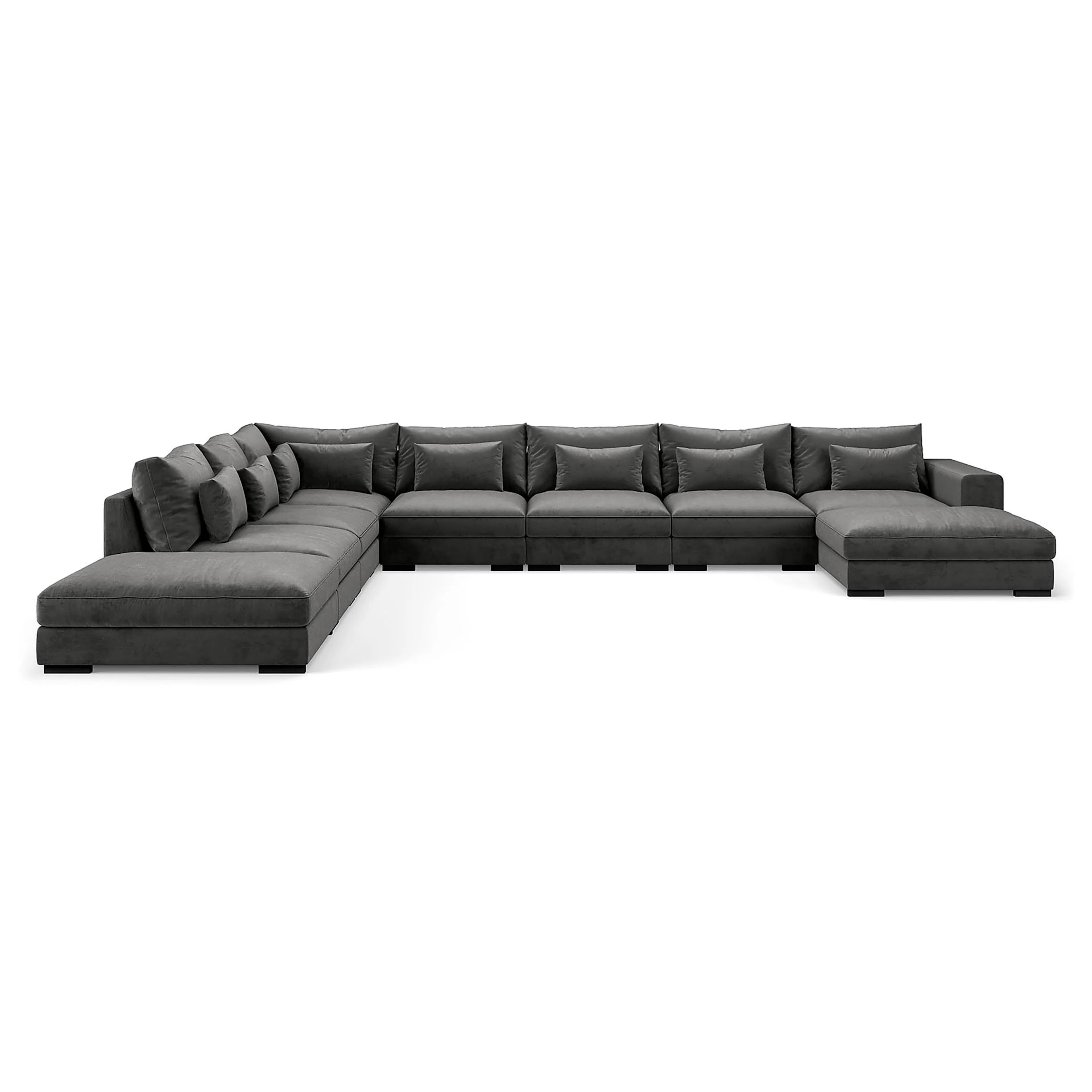 U-modulsoffa Bloomington Dubai Large med Divan Sammet
