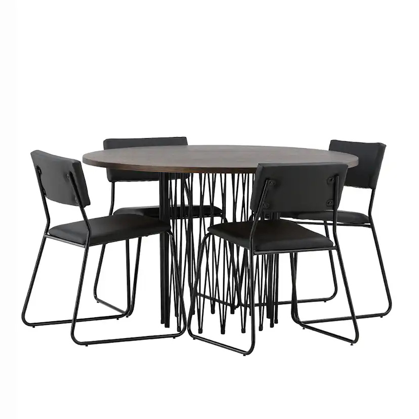 Matgrupp furniture/fashion Stone med 4 Kenth Stolar