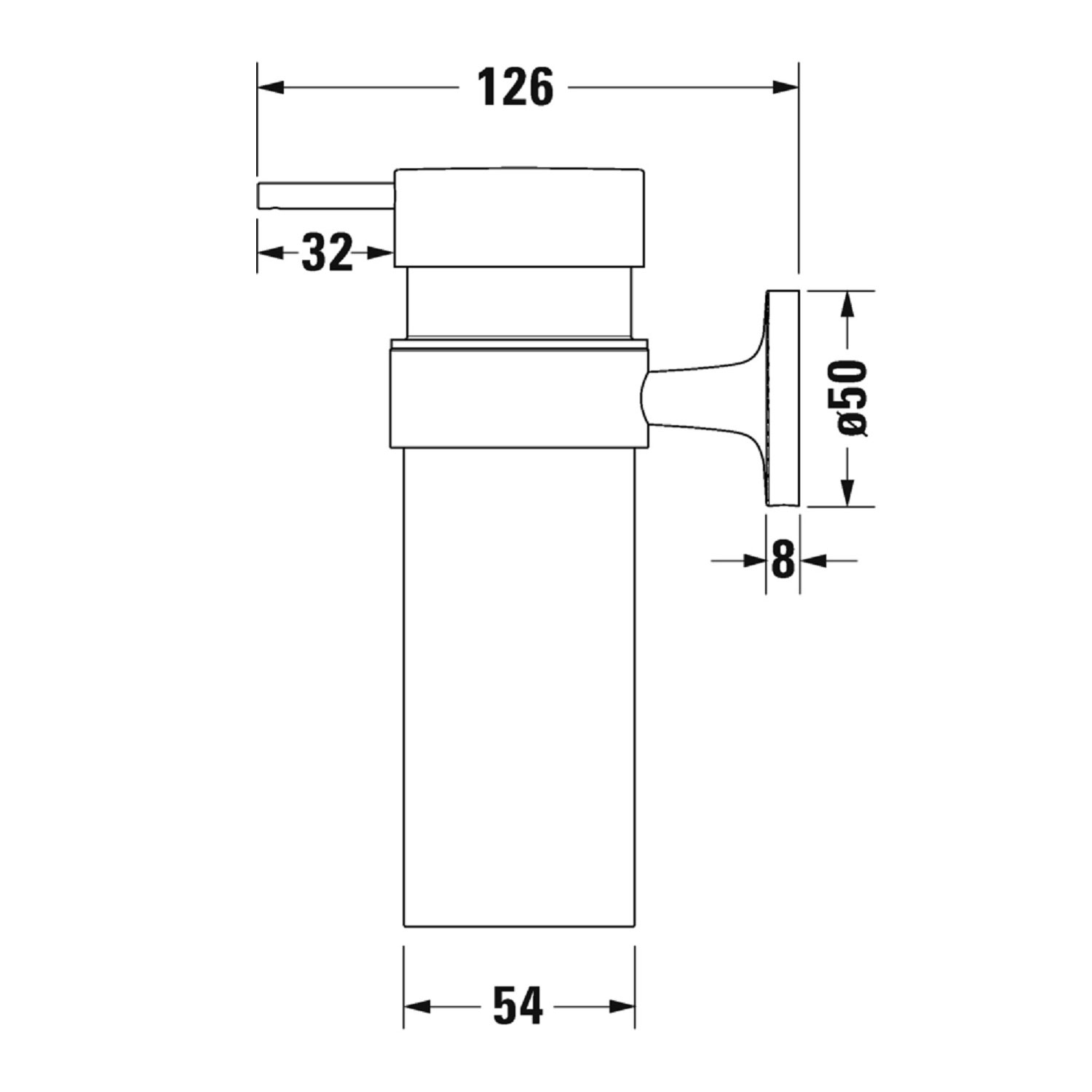 Tvålpump Duravit Starck T 009935
