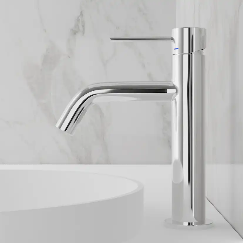Tvättställsblandare Scandtap Steel Voyage Medium