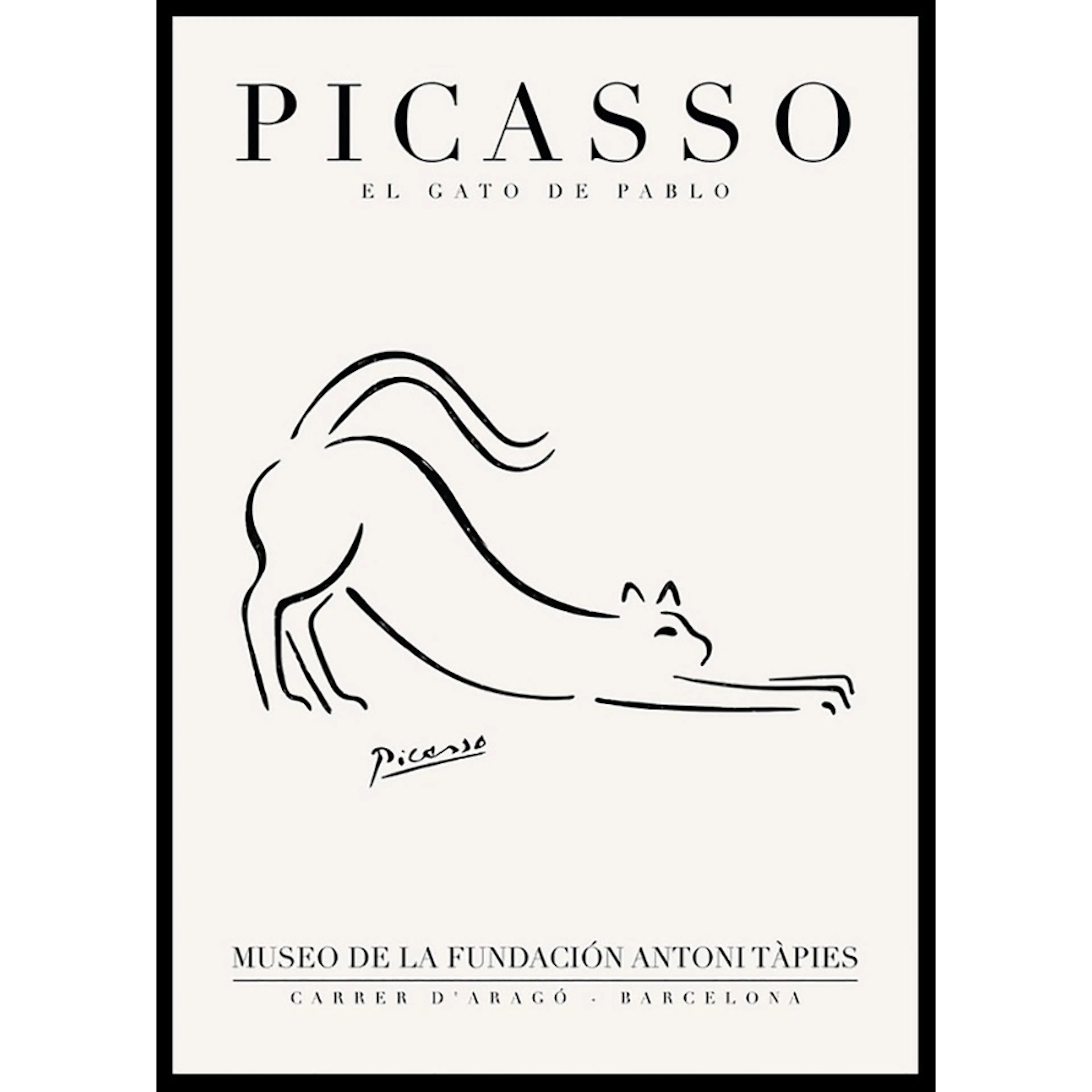 Poster Gallerix El Gato De Pablo