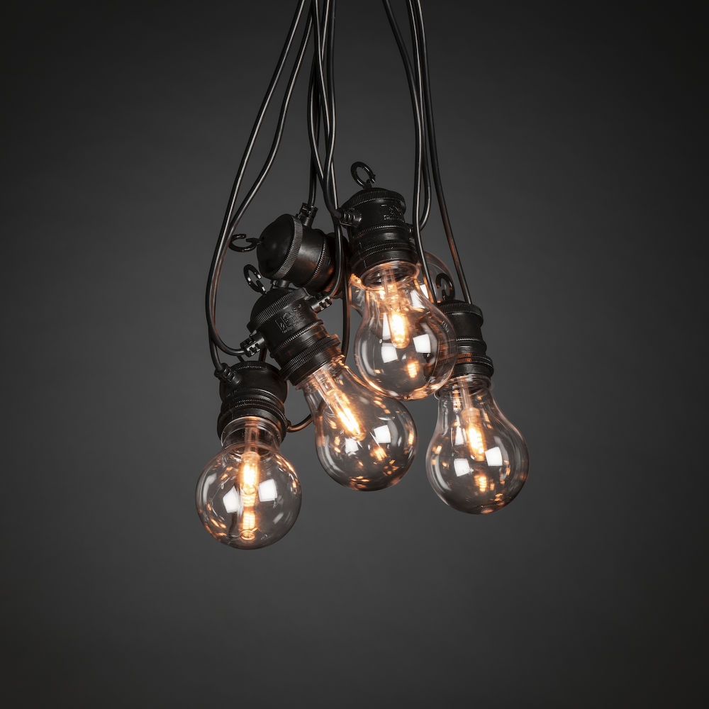 Tilläggsslinga Gnosjö Konstsmide 4145-800 E27 10 LED Utbytbar