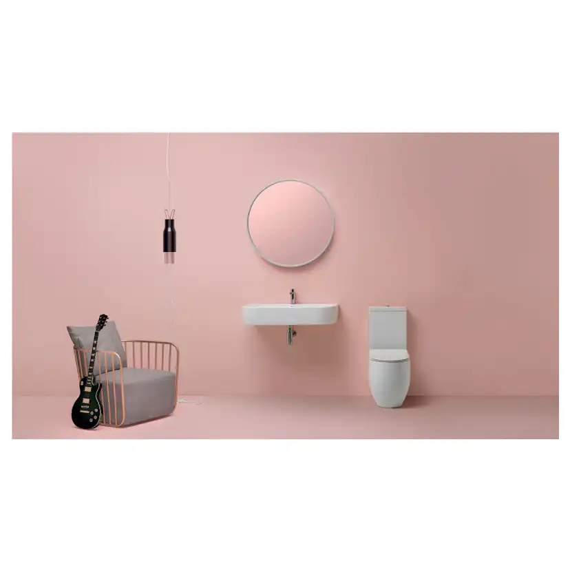 Toalettsits Lavabo Slim Mjukstängande Hårdsits