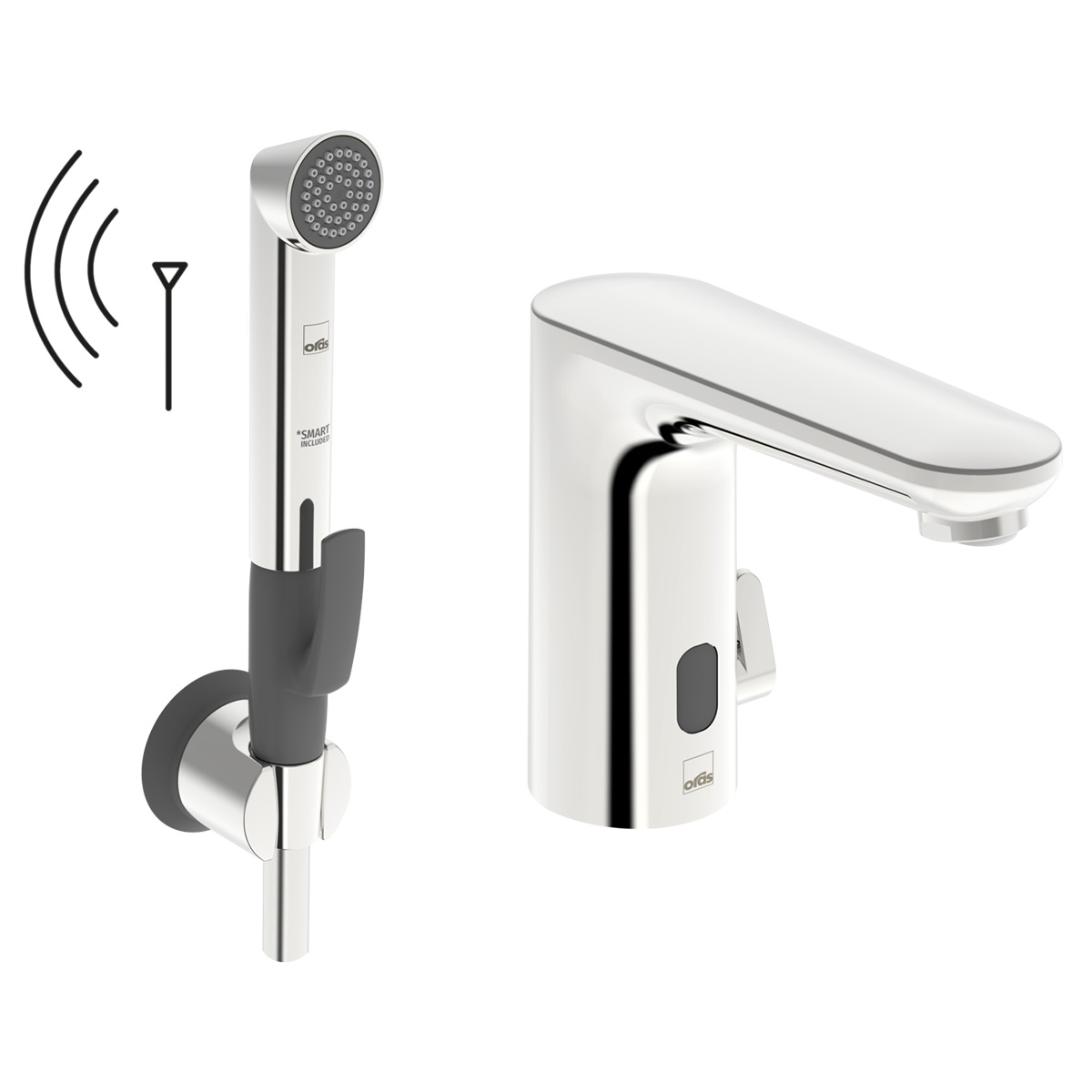 Tvättställsblandare Oras Electra 9262FZ med Bluetooth Beröringsfri och Handdusch