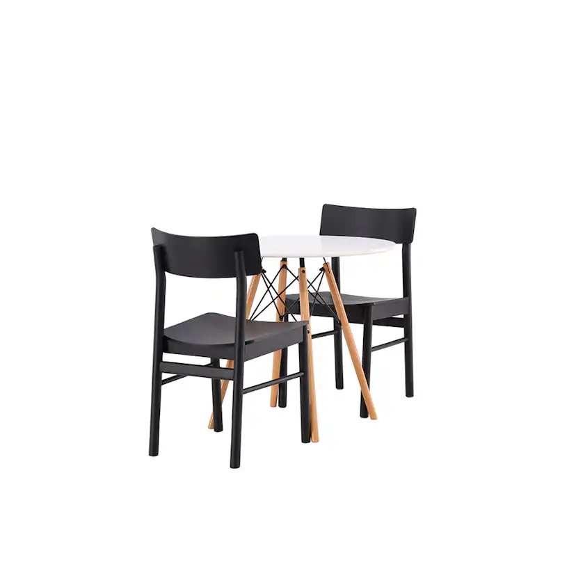 Matgrupp Venture Home Danburi Ø 60 cm med 2 Montros Stolar