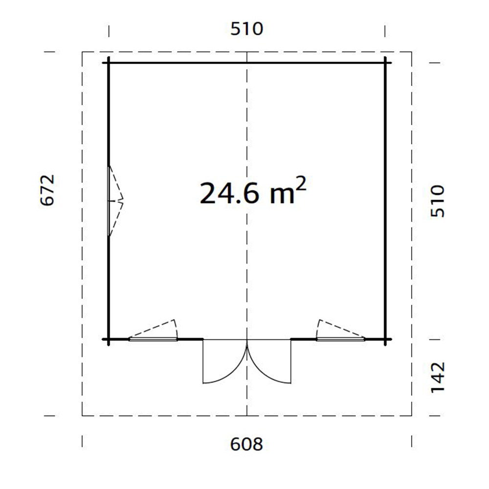 Stuga Palmako Helena 26 m2