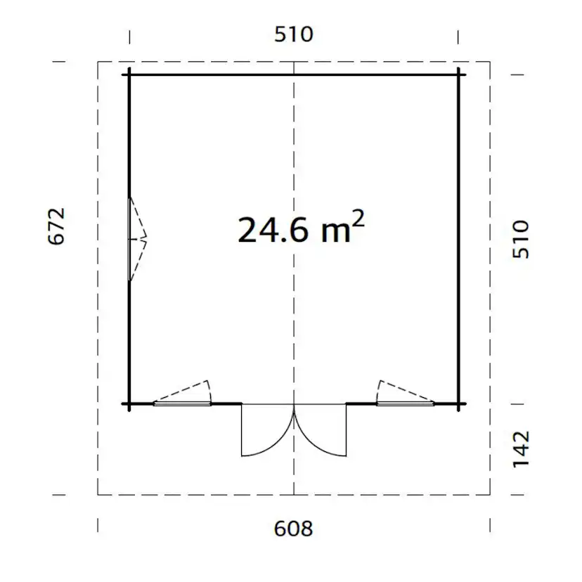 Stuga Palmako Helena 26 m2