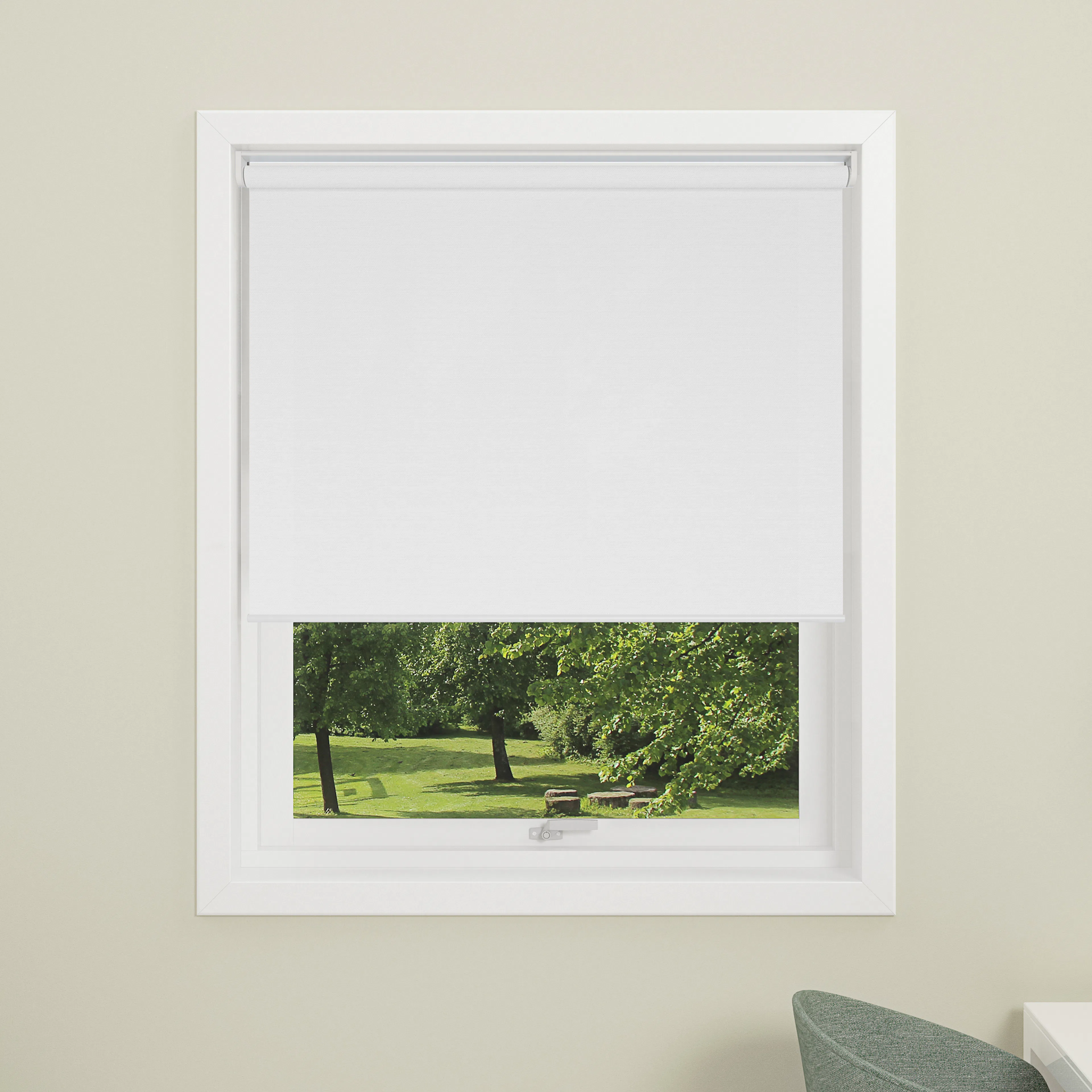 Rullgardin Touch mörkl.  offwhite 80x175 Bredd: 80 cm, Längd: 175 cm, Färg: Vit