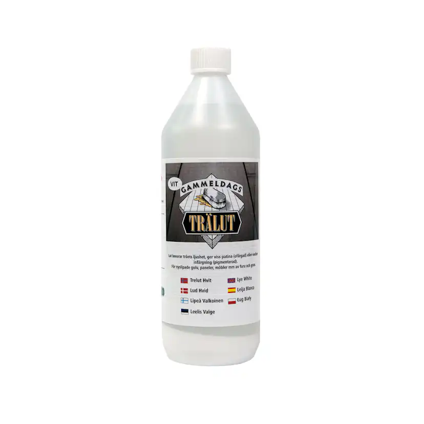 Trälut Gammeldags Vit