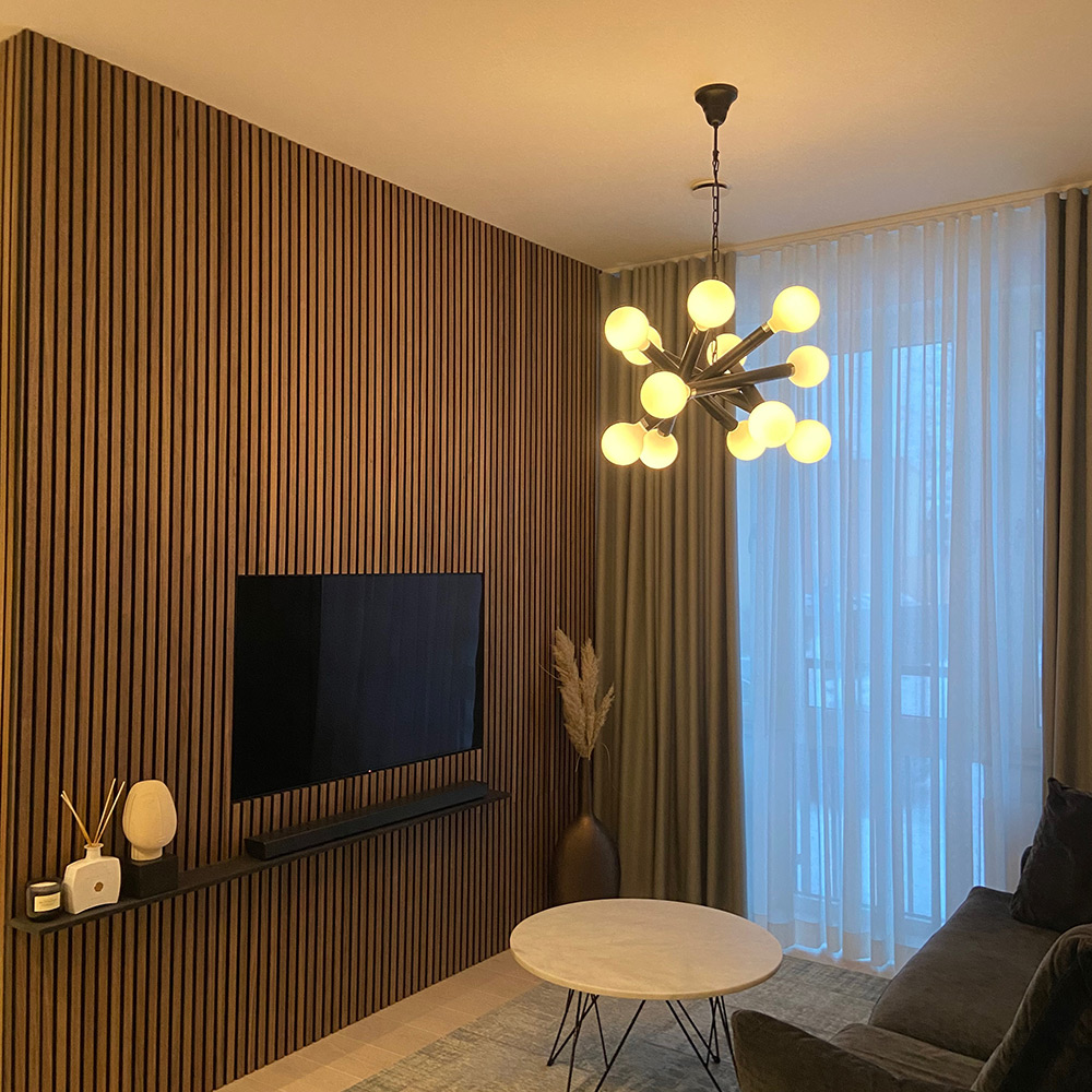 Akustikpanel Wood on wall Valnöt Oljad
