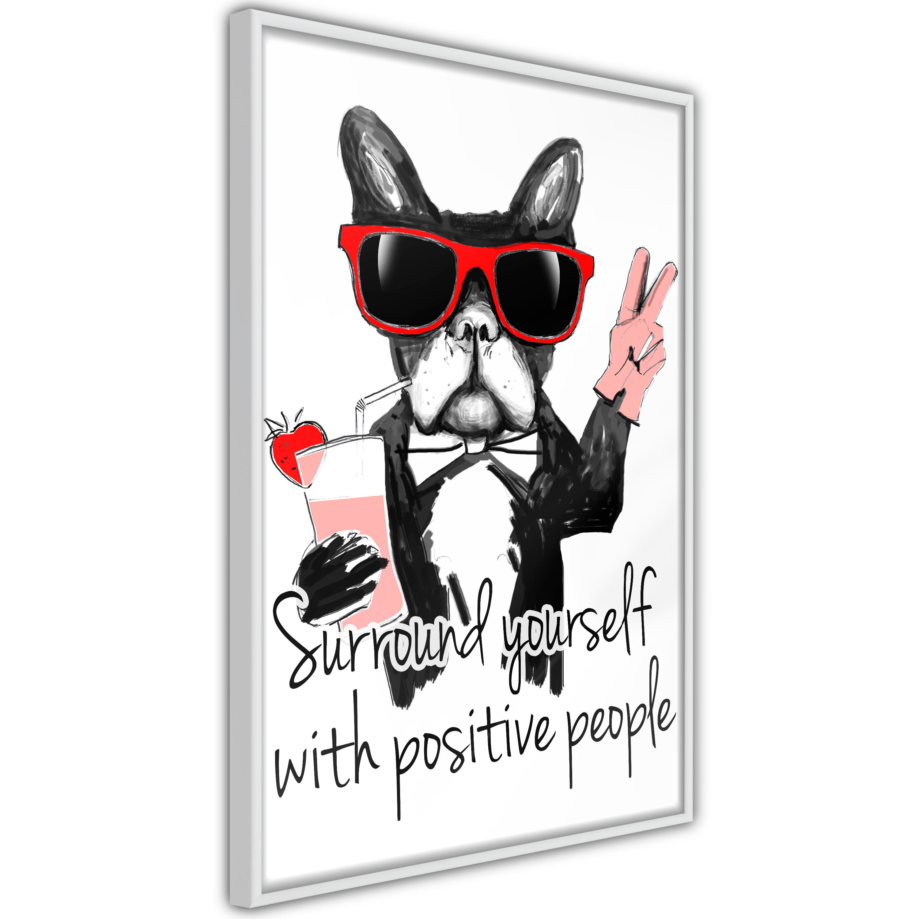 Poster Artgeist Affisch Surround Yourself With Positive People