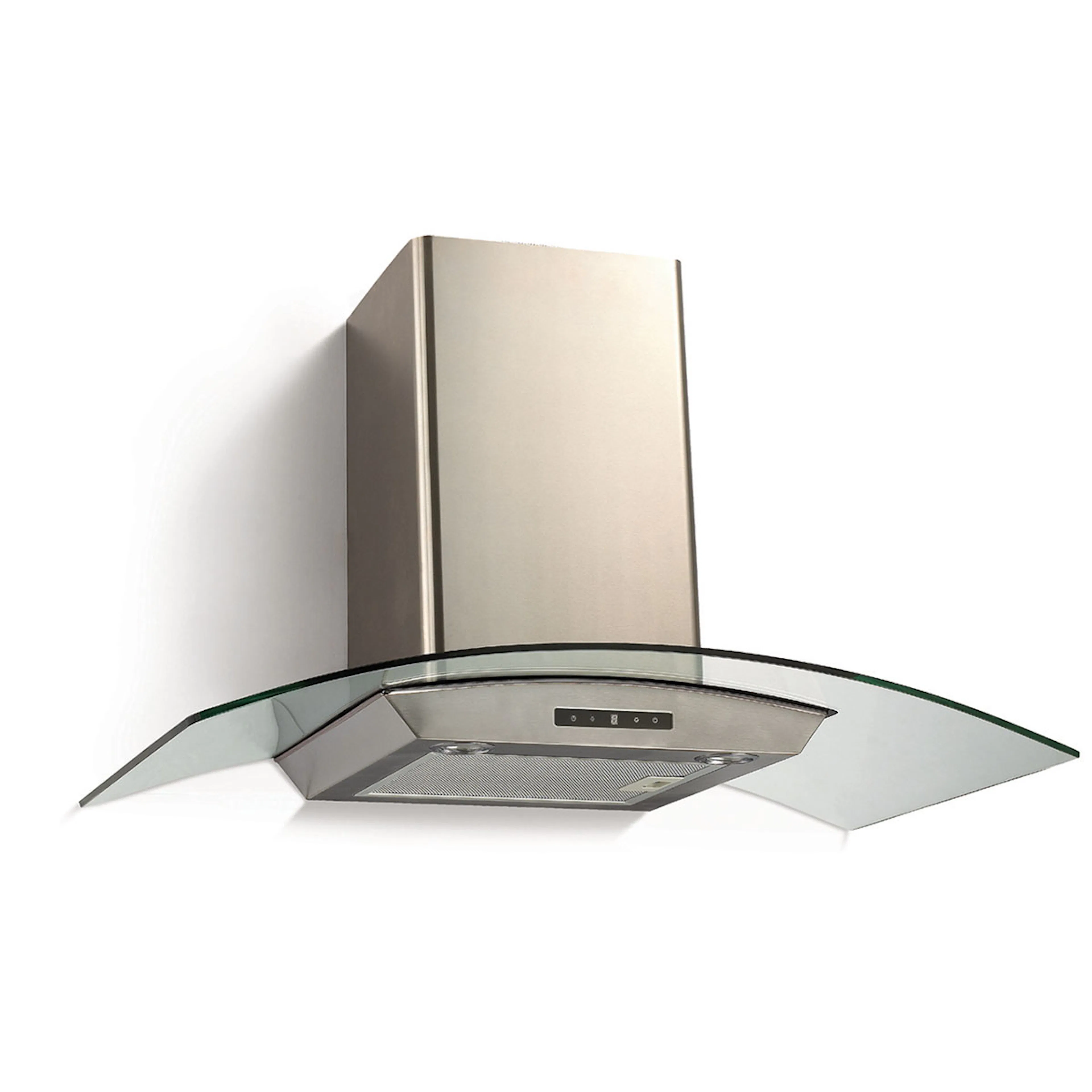 Derby II vägg 90 cm glas/rostfri Bredd: 900 mm