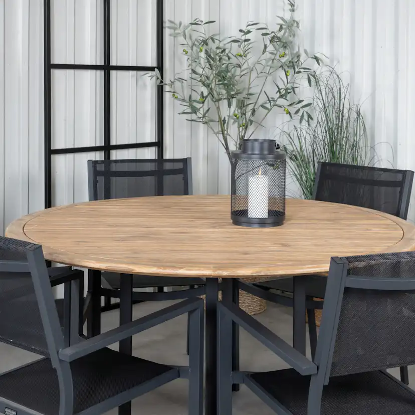 Matgrupp Venture Home Zurc med 6 Curz Stapelbara Matstolar