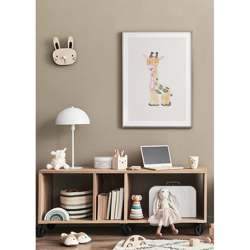 Poster Gallerix Watercolor Giraffe