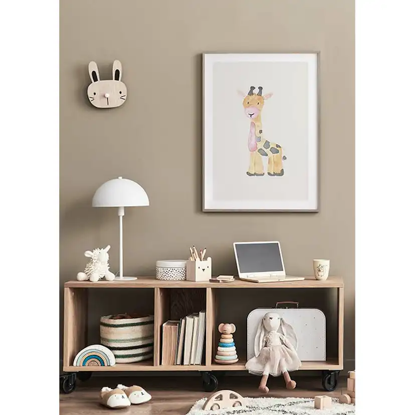 Poster Gallerix Watercolor Giraffe
