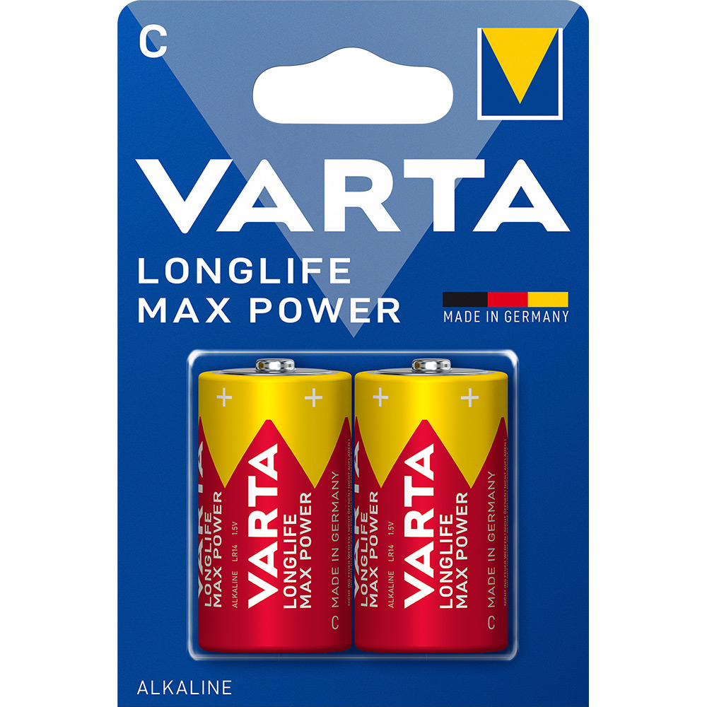 Batteri VARTA Alkaliska Max Power LR14/C 2-Pack
