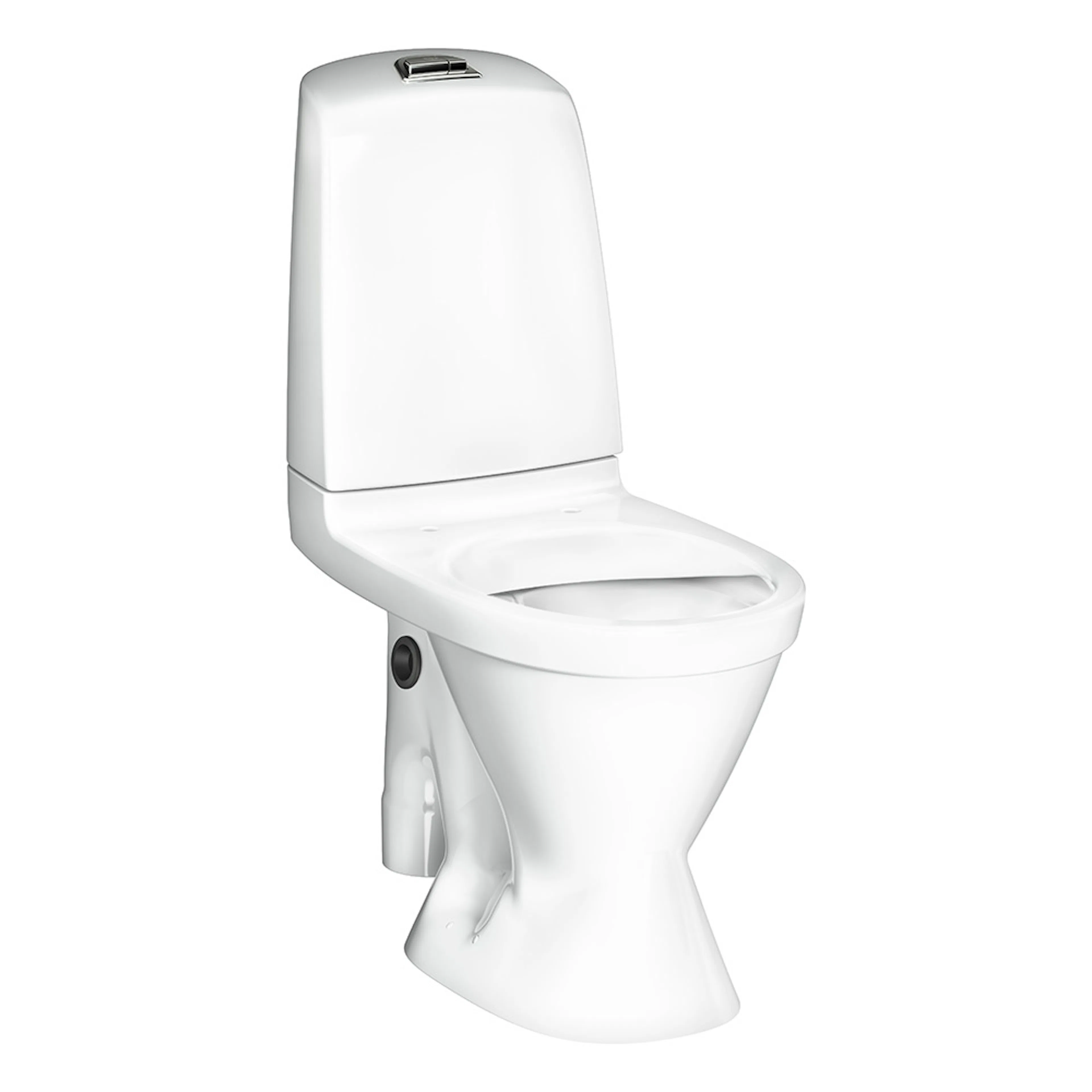 WC-STOL 1591 WC NAUTIC 4/2 HF WB CON R VIT Tvättanslutning Höger