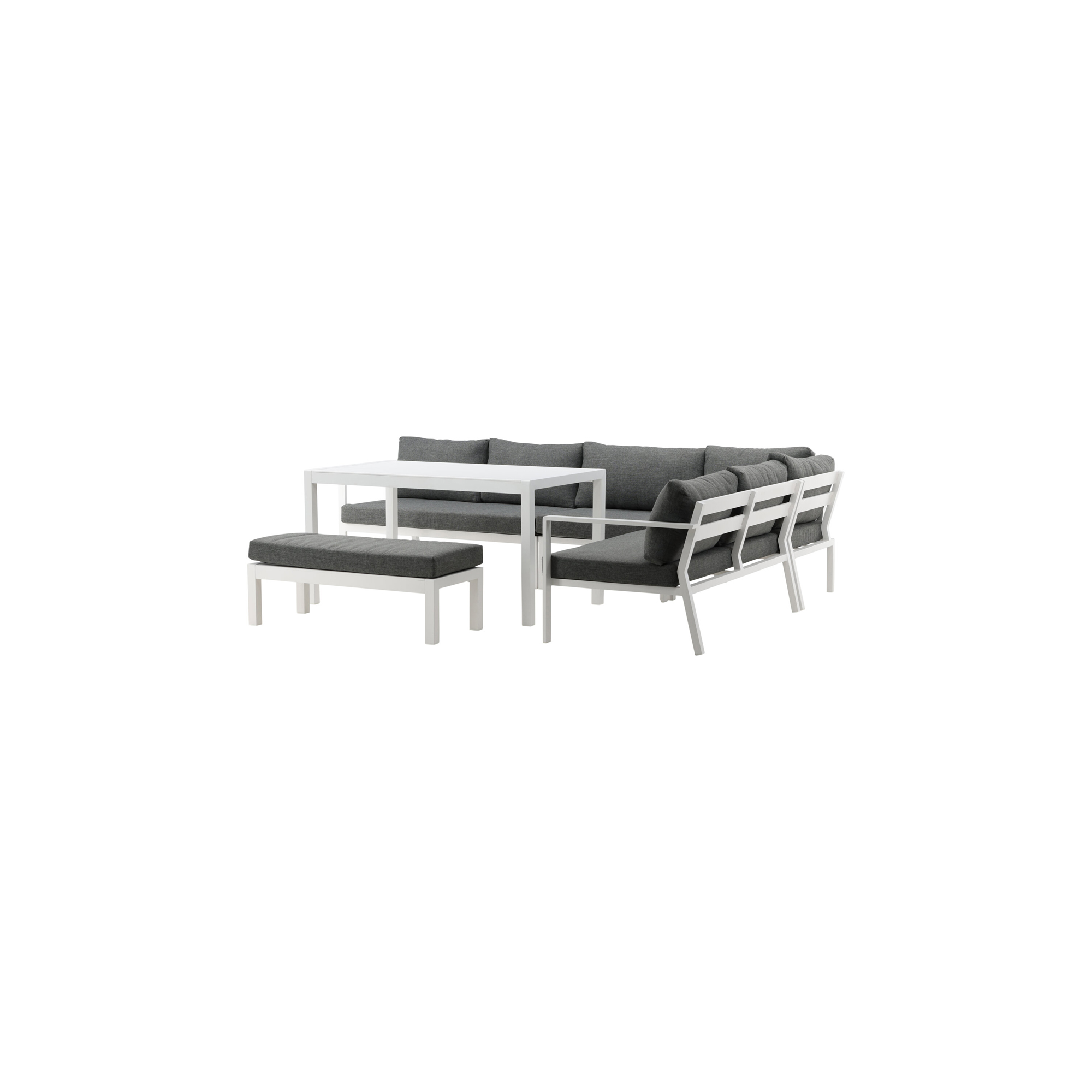 Ramos - Bench- Black / Grey - Aluminium - Aluminium -  middl Vit