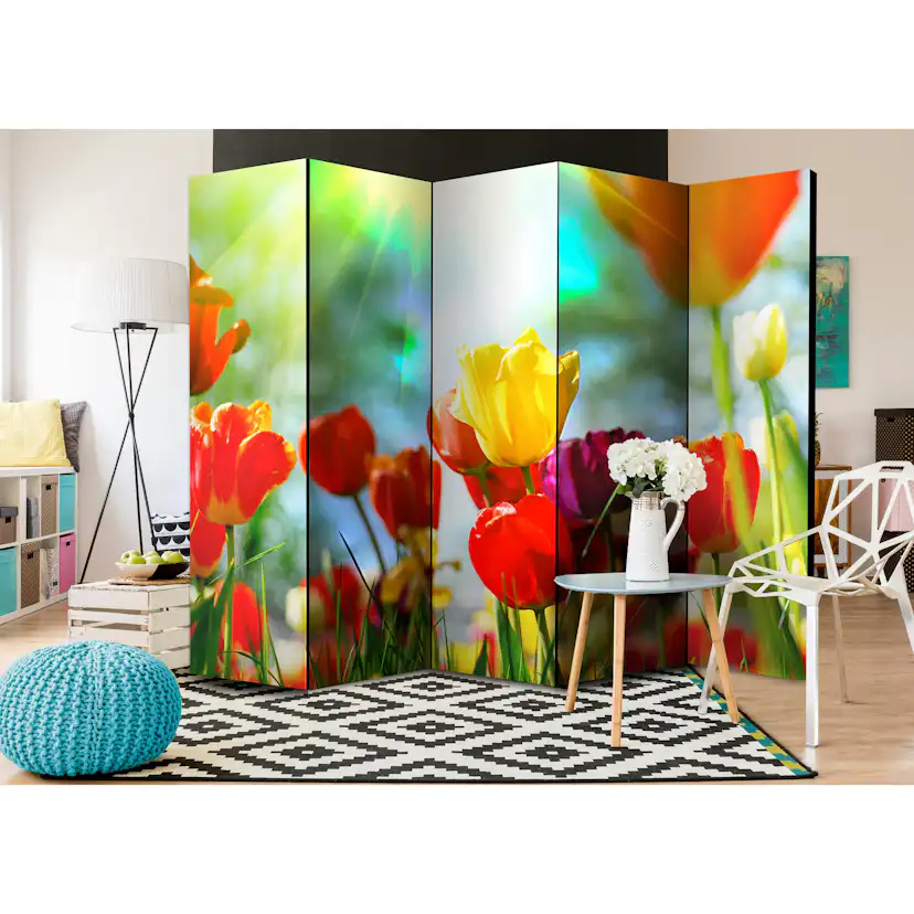 Rumsavdelare Arkiio Spring Tulips II 225x172 cm