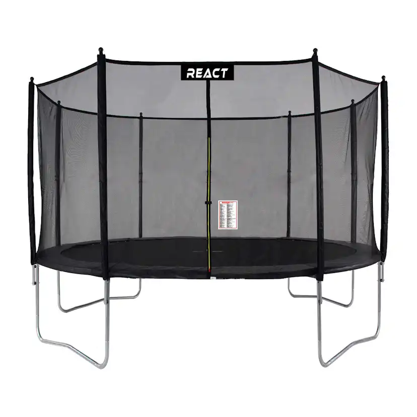 Studsmatta React Studsmatta med Skyddsnät 427 cm