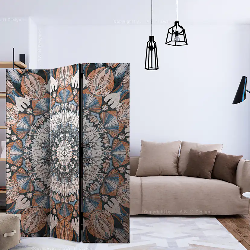 Rumsavdelare Skärmvägg Arkiio Hetman Mandala 135x172 cm
