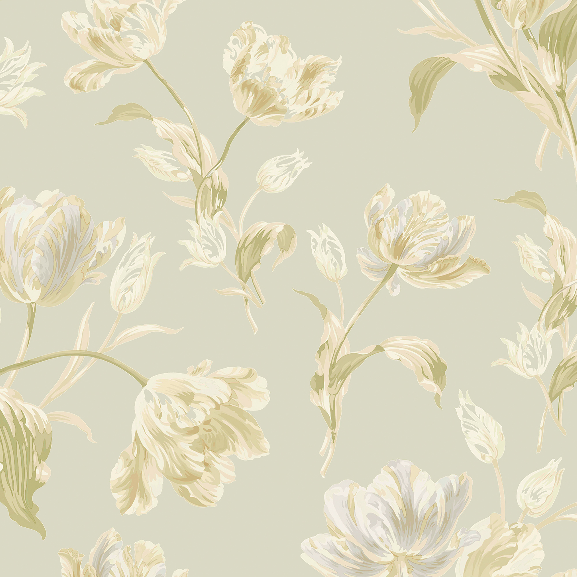 Tapet Laura Ashley Gosford Sage Grön 122769