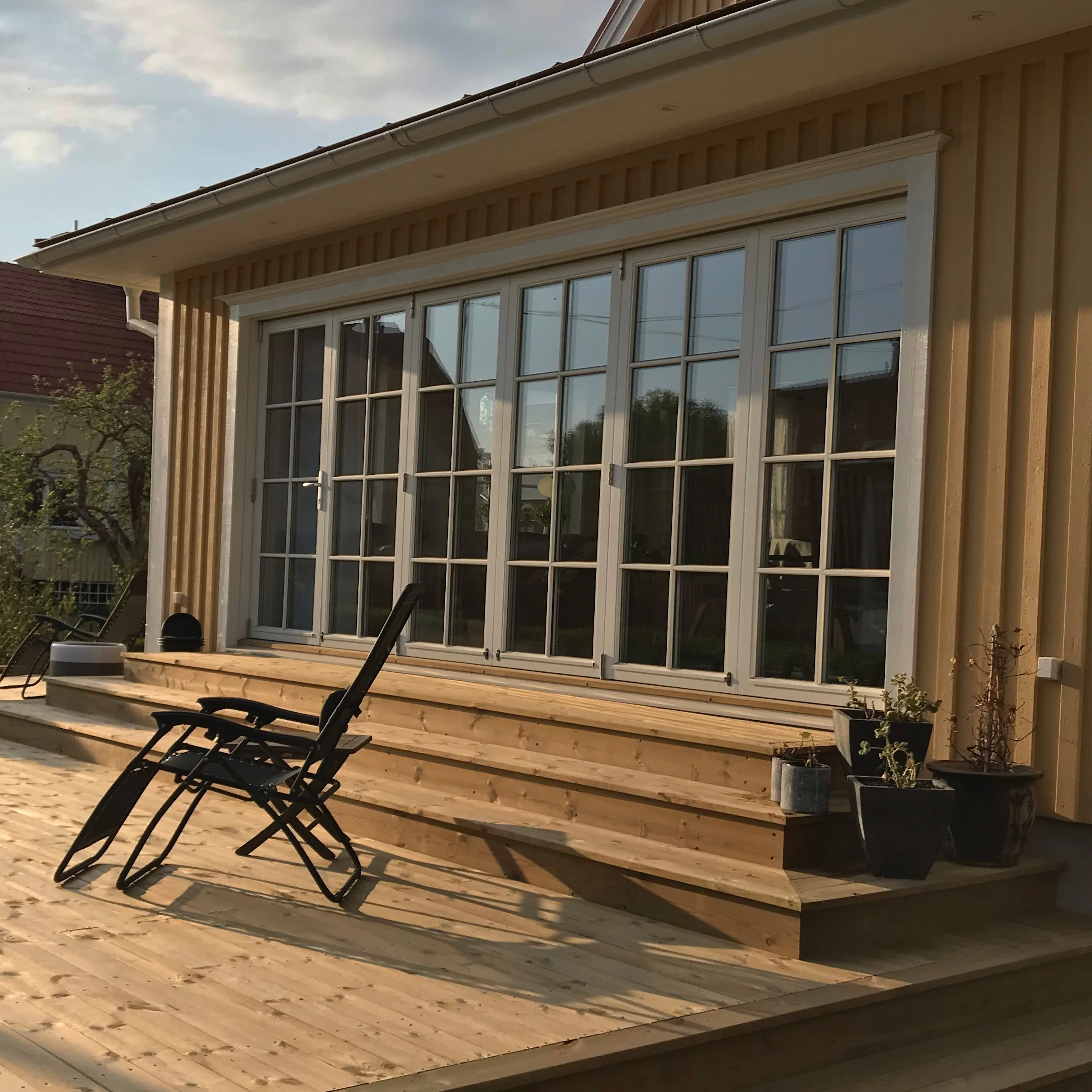 VDörr Idre 6-del 330x190 Mitt, GDörr Hö BxH: 330x190 cm (6-delat), Viks från mitten